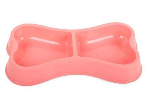 Miska plastikowa dla psa kota podwójna 0,25l Miska plastikowa dla psa kota podwójna 0,25l
