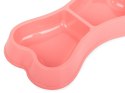 Miska plastikowa dla psa kota podwójna 0,25l
