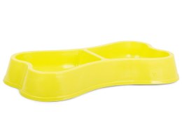 Miska plastikowa dla psa kota podwójna 0,25l