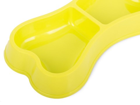 Miska plastikowa dla psa kota podwójna 0,25l Miska plastikowa dla psa kota podwójna 0,25l