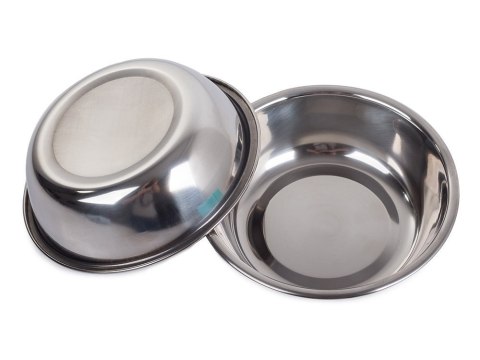 Miska podwójna dla psa kota metalowa 0,175l x 2 Miska podwójna dla psa kota metalowa 0,175l x 2