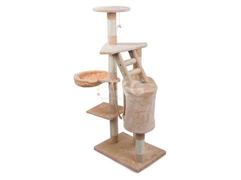 DRAPAK DLA KOTA DRZEWKO DOMEK LEGOWISKO 119cm DRAPAK DLA KOTA DRZEWKO DOMEK LEGOWISKO 119cm