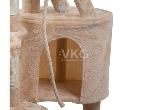 DRAPAK DLA KOTA DRZEWKO DOMEK LEGOWISKO 119cm DRAPAK DLA KOTA DRZEWKO DOMEK LEGOWISKO 119cm